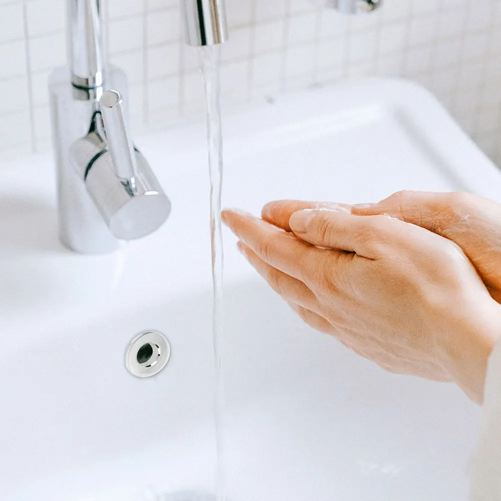 

4Pcs Basin Overflow Rings Waterproof Efficient Stop Water Overflow Bathroom Accessories Washing Basin Rings Bathroom Supplies