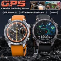 Reloj inteligente con GPS incorporado para hombre, mapas sin conexión, memoria de 4GB, pulsera inteligente deportiva militar, linterna LED resistente al agua hasta 50m, novedad de 2026