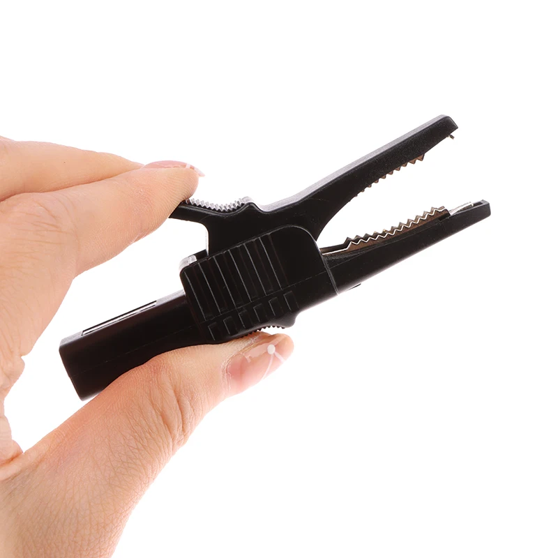 1Pair Red+Black CATIII 1000V 32A Crocodile Clips Full Insulated Copper Alligator Clip Test Lead for Megger....
