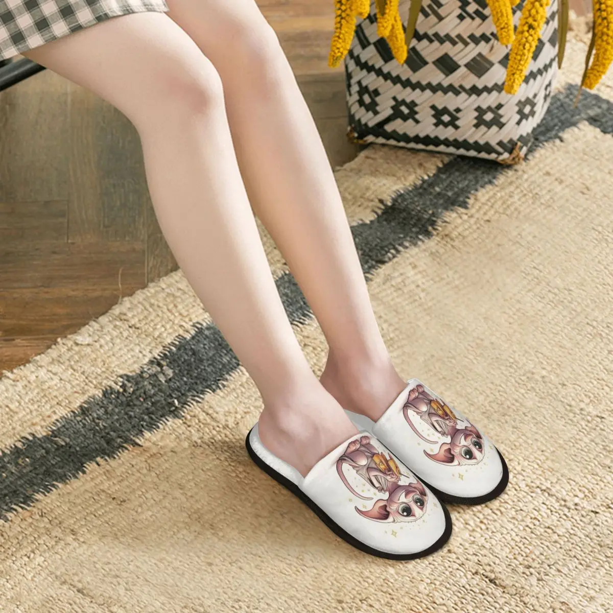 Witchcraft And Wizardry Cartoon Cosplay School Magic Witch Wizard Movie Slippers Memory Foam House Slipper Bedroom Fluffy Shoes