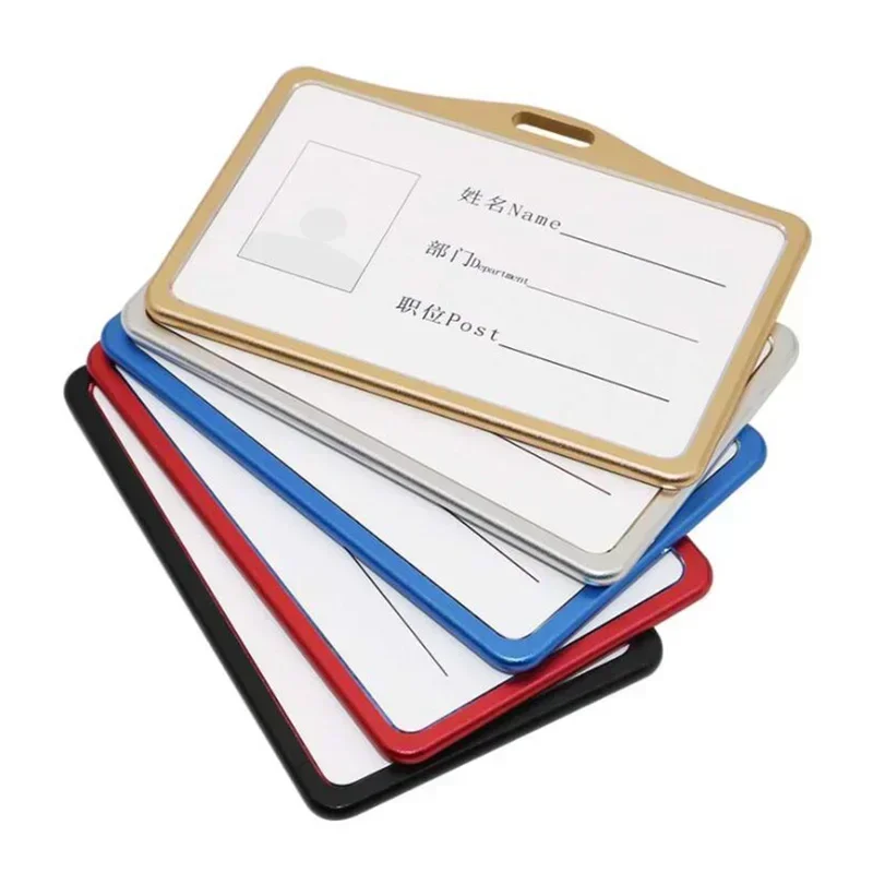 Retractable Id Card Holder with Lanyard Badge Holder Business Credit Card Holder Bus Card Case Cards Sleeve Office Accessories