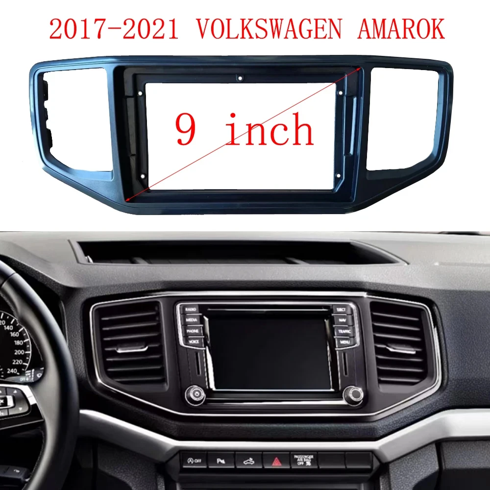 

Car Android Radio Stereo Player Frame Fascia For Volkswagen VW Amarok 2017-2021 Panel