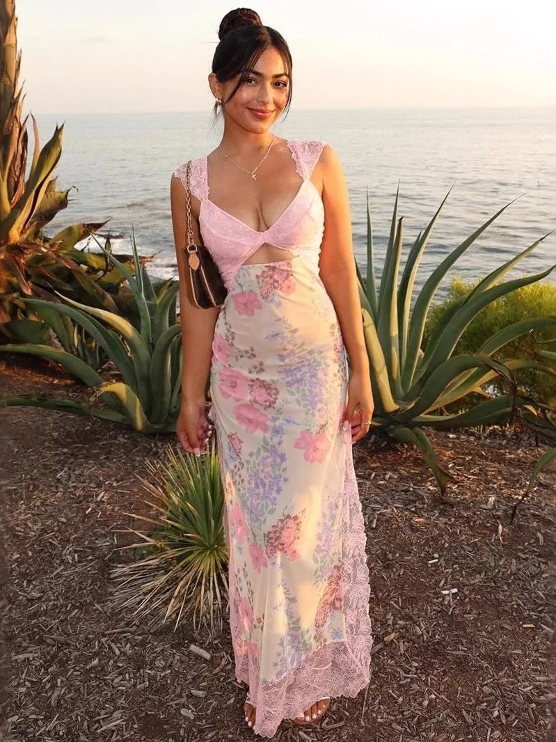 

Женское платье с нерегулярным разрезом и вырезом, сексуальное облегающее платье с высокой талией, футболка из ацетатного волокна Thiened Ciwalk Dr