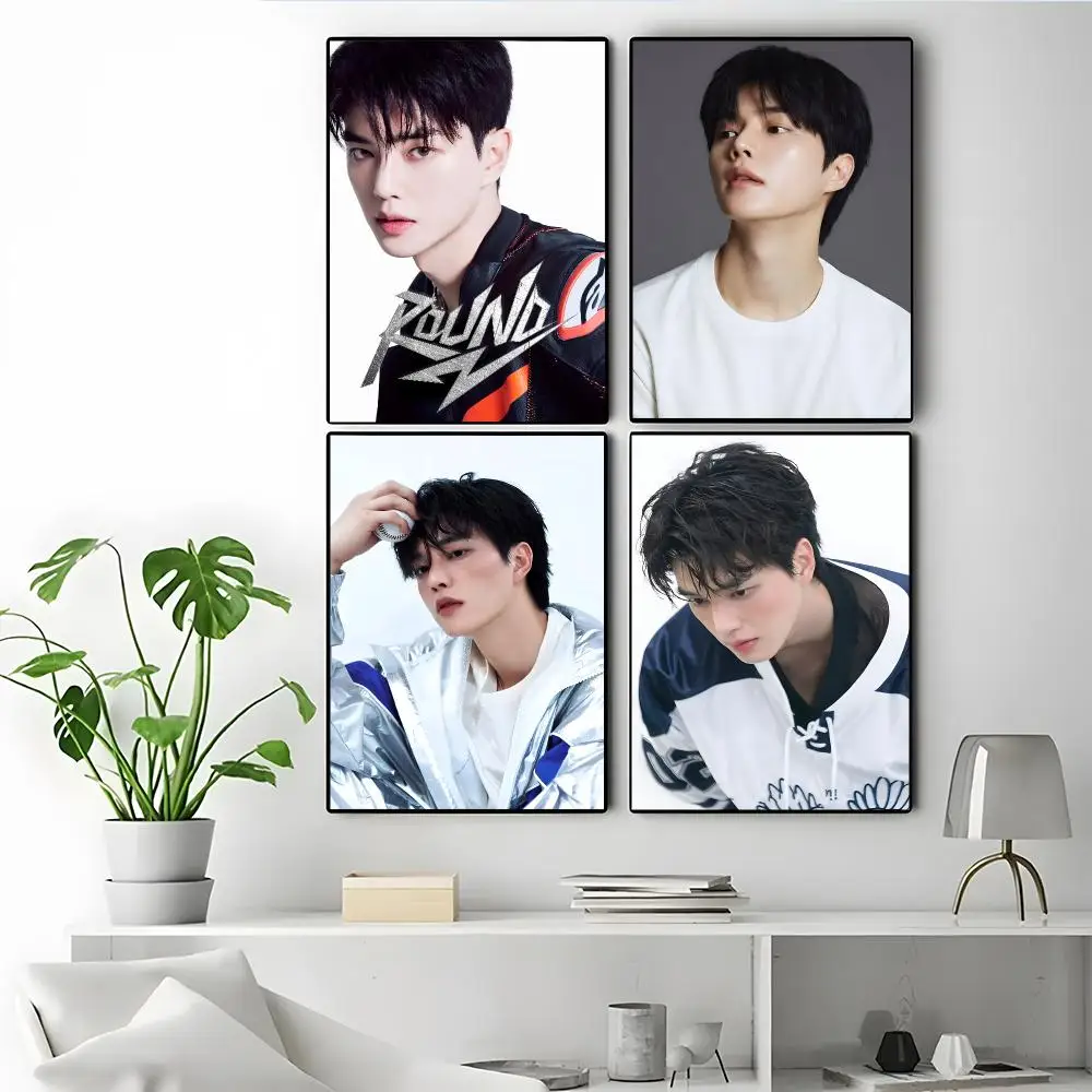 Actor Song Kang Poster Modern Elegant Wall Stickers, Home Decor Poster, Wall Art for Living Room & Dorm