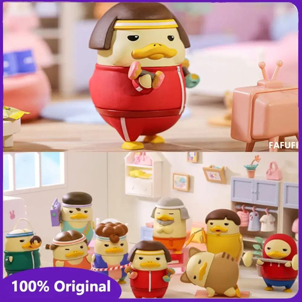 

100% Original Duckoo Fitness Series Blind Box Guess Bag Mystery Box Toys Doll Cute Anime Figure Desktop Ornaments Gift