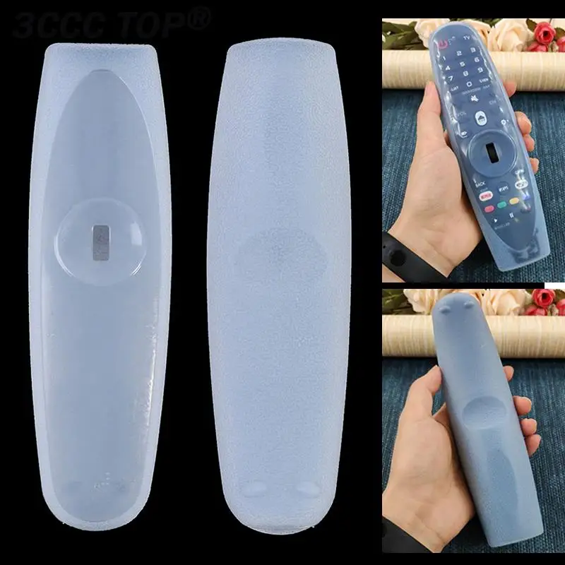 1PCS Silicone Remote Control Protective Cover For LG TV AN-MR600/650 AN-MR18BA/19BA/20BA Thicken Shockproof Sleeve Transparent