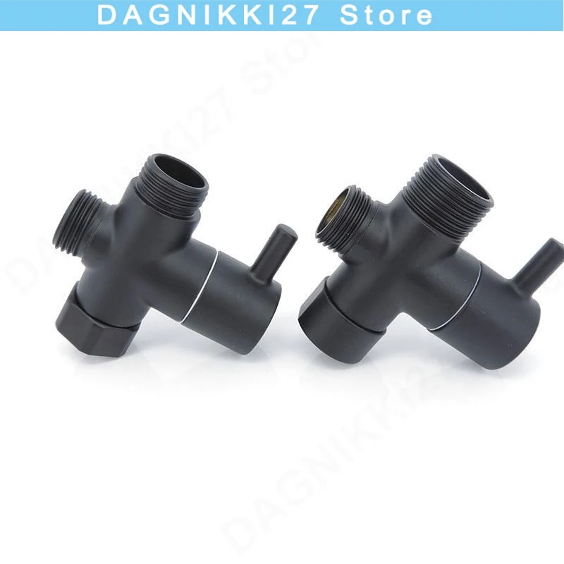 

Черный G7/8 "G1/2" 20 мм 22 мм штекерный переключатель Т-образный клапан из нержавеющей стали 3-ходовой тройник Наполнение воды, туалета, ванной комнаты, разъем для душа, США v