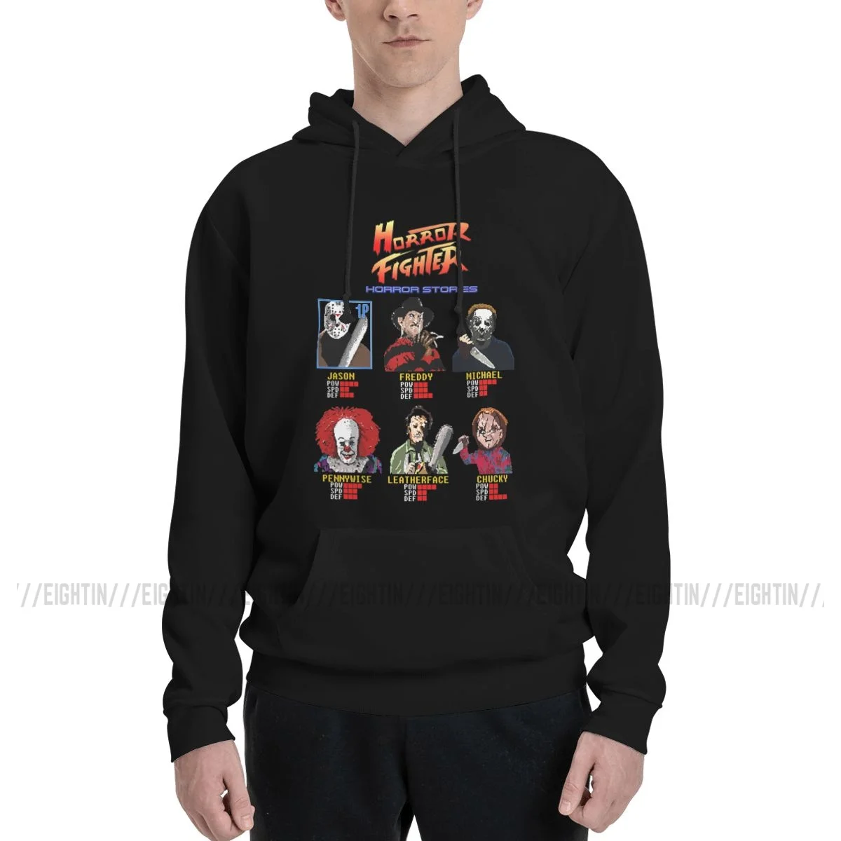 

Horror Fighter Chucky Stephen King's It Funny Sweatshirts Men Women Oversized Hoodie Winter Pullover