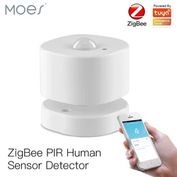 ZigBee PIR Motion Sensor Detector, Vida inteligente, Tuya App Control, Ligação inteligente, Sistema de alarme Home