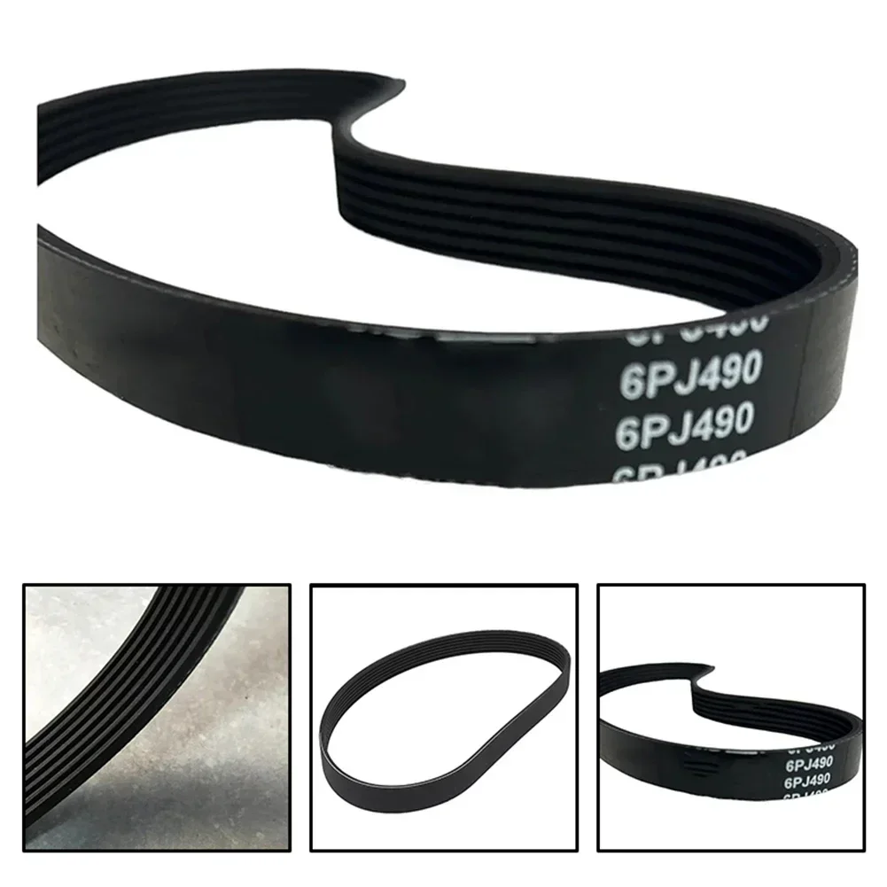 6PJ490 Lawn Mower Drive Belt Rubber Drive Belt Metric Imperial For Qualcast Sovereign Lawn Mower Accessories High-quality Tools