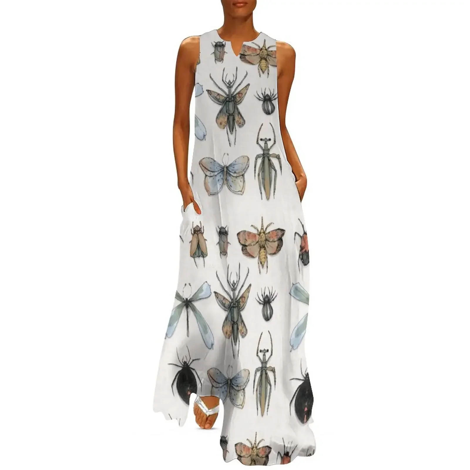 

Entomology Long Dress Women's dress Women dresses summer dresses for women Summer women's clothing Dress