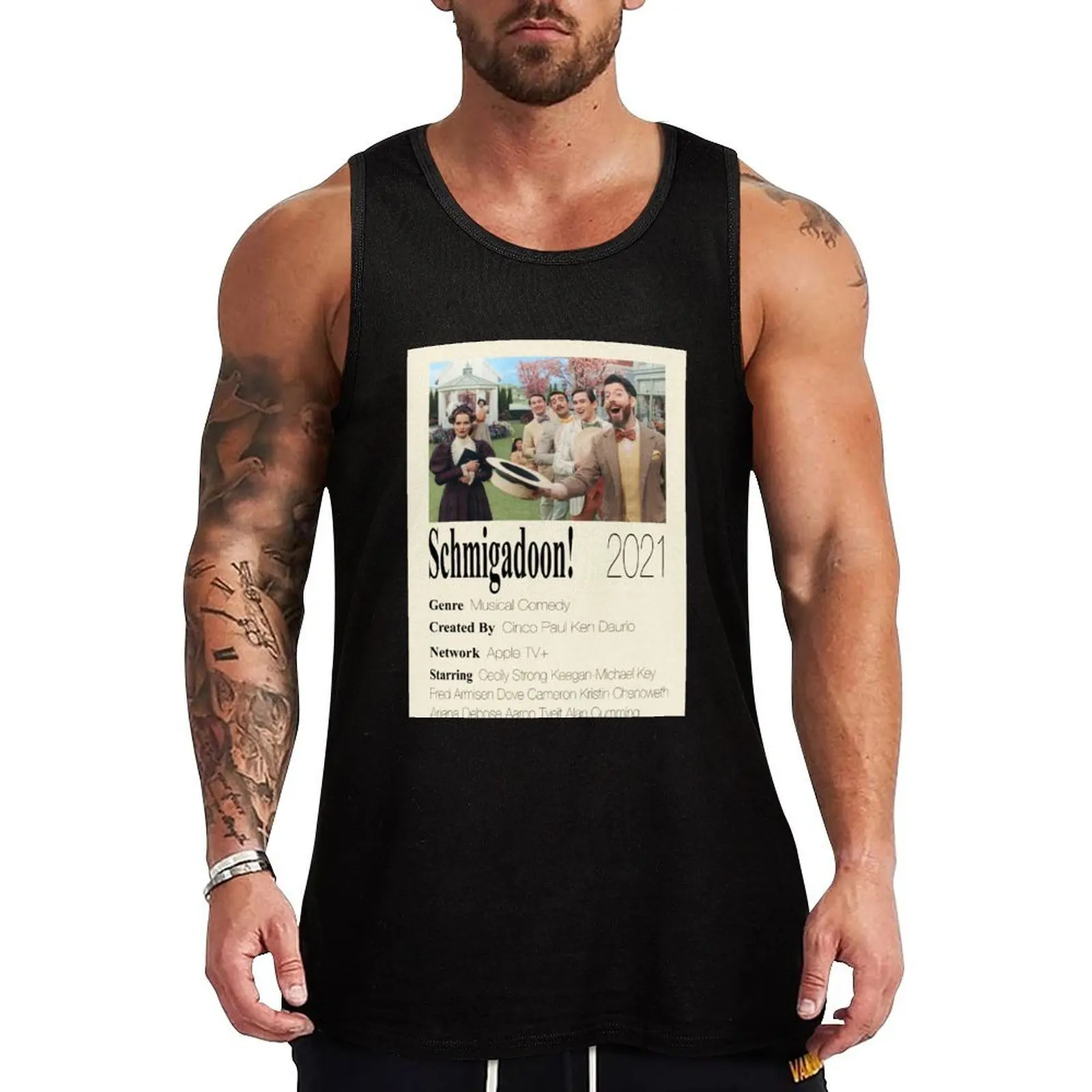 

Schmigadoon Poster Tank Top Lightweight Casual Tank Top Loose Summer Sleeveless