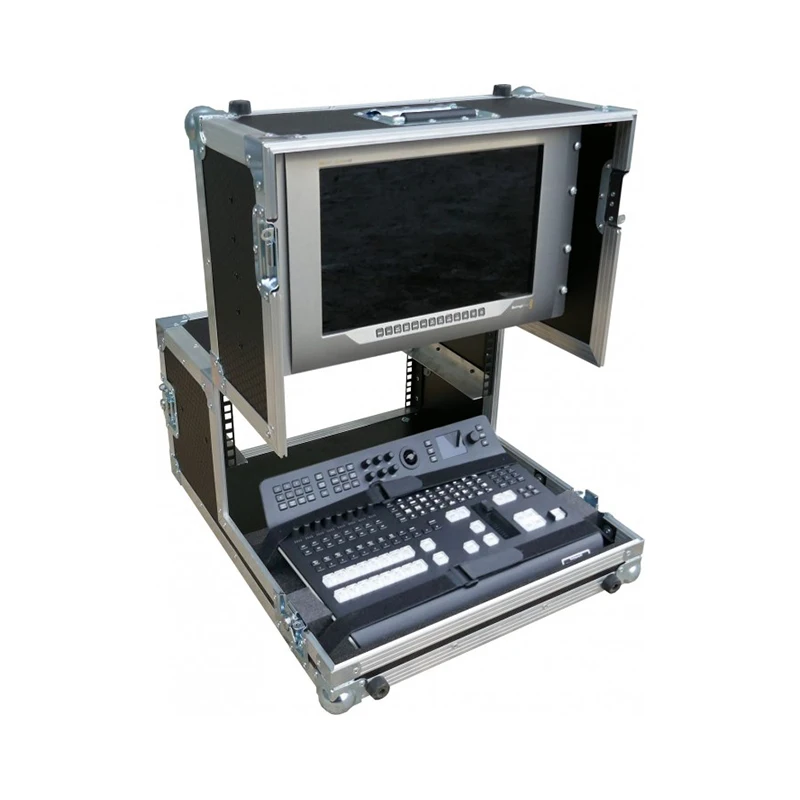 Estuche de Transporte para Estación de Trabajo en Rack Studio Pro HD de 19 Pulgadas, Diseño Blackmagic, ATEM Television