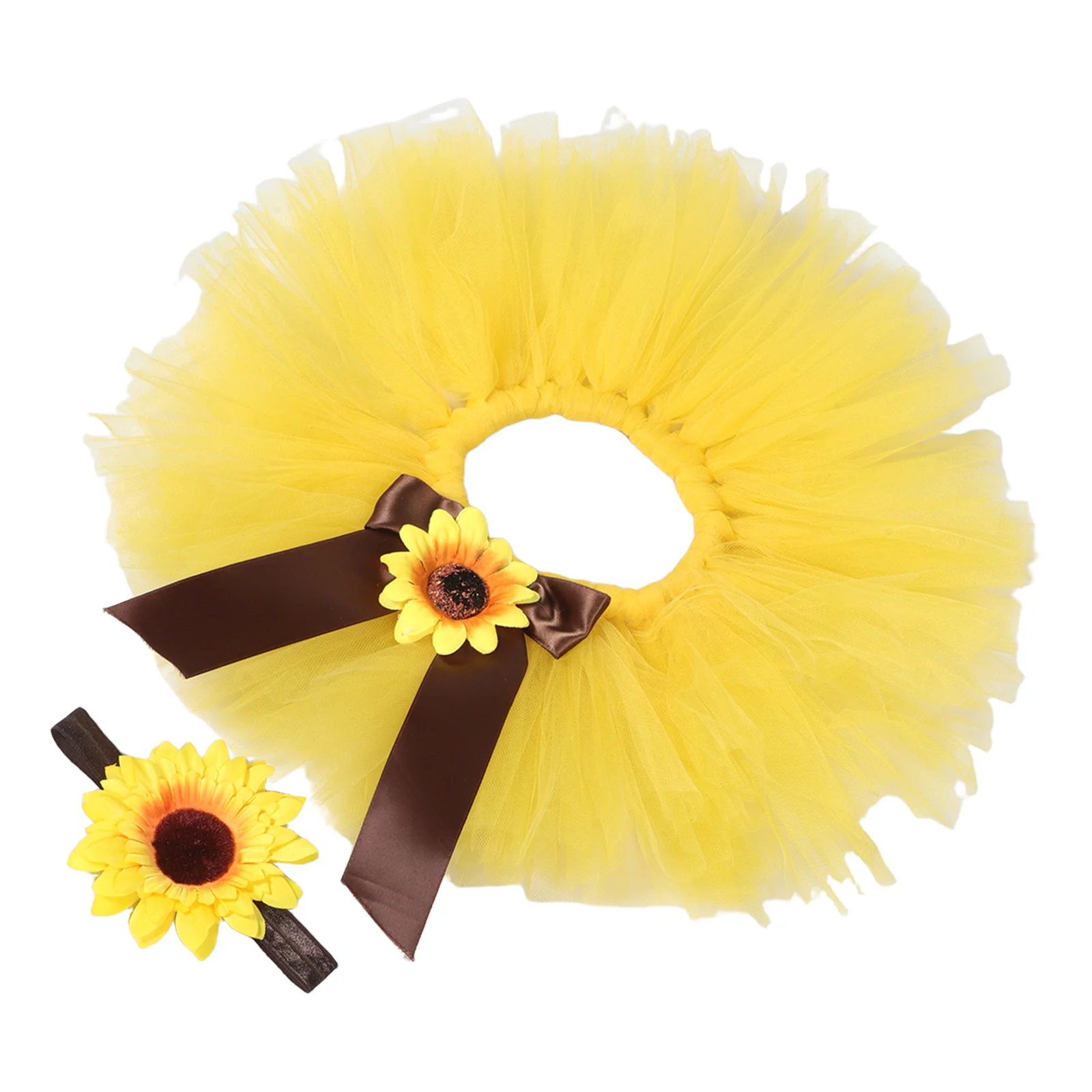 

Baby Photo Skirt Newborn Headwear Clothes Girls Shower Garment Soft Acrylic Comfortable Dress Photography Outfit Toddler Wear