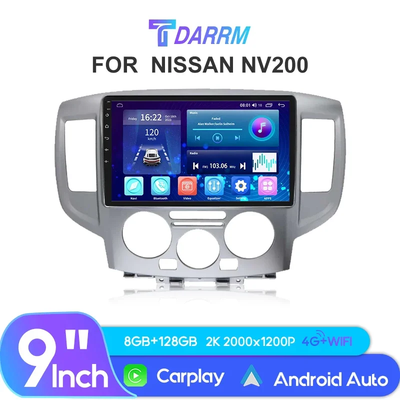 

Android 10 Car Radio For Nissan NV200 2011 2015 2016 2017-2018 2din Car Multimedia Player Stereo Carplay Auto Radio DVD