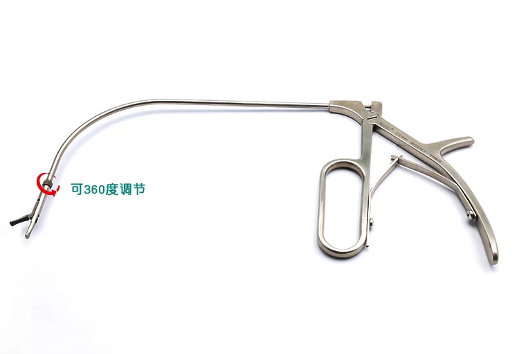 Surgical instruments for laryngology in the field of facial features, such as fishbone forceps, indirect laryngeal forceps