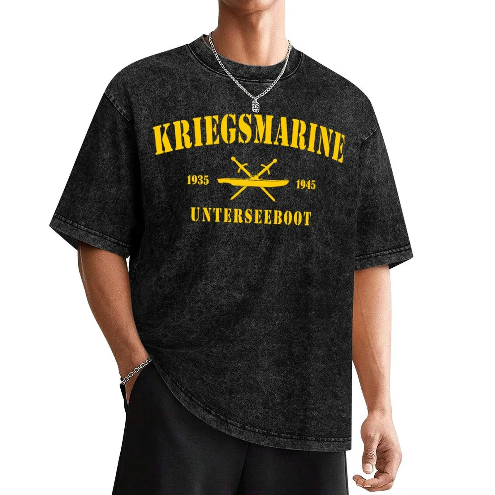 WW2 U-boat - Kriegsmarine Unterseeboot T-Shirt summer 2025 T-shirts man Men's t shirts