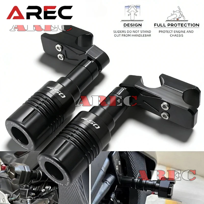 

Защитные слайдеры (краш-пэды) для мотоциклов CFMOTO 450SR, 450NK, 450SR-S, SR450, 450 SR, NK450