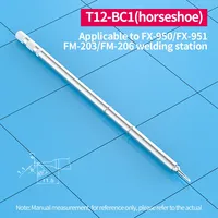 T12 Soldering Iron Tip T12-D16 J02 D4 D52 BC2 for Hakko Fx951 DIY T12 Soldering Station Kits Welding Tools