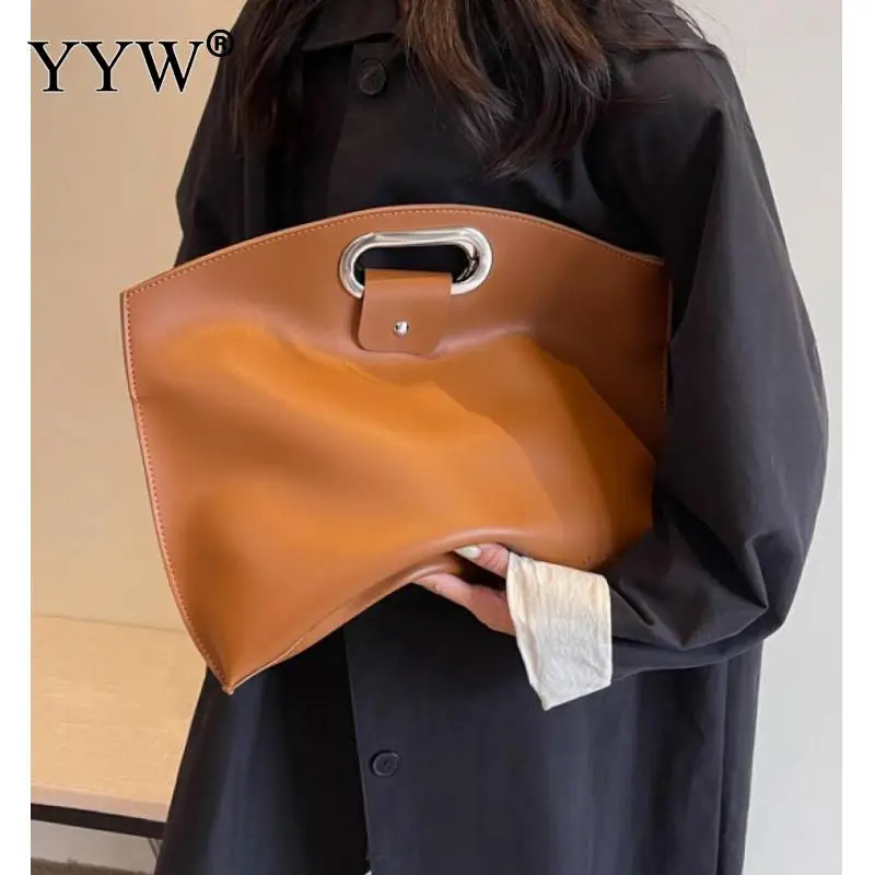 Women Clutches Pu Leather Crossbody Bags Fashion 2pcs Solid Envelope Bag Laptop Bag For Macbook Pouch Bag Big Ladies Handbag