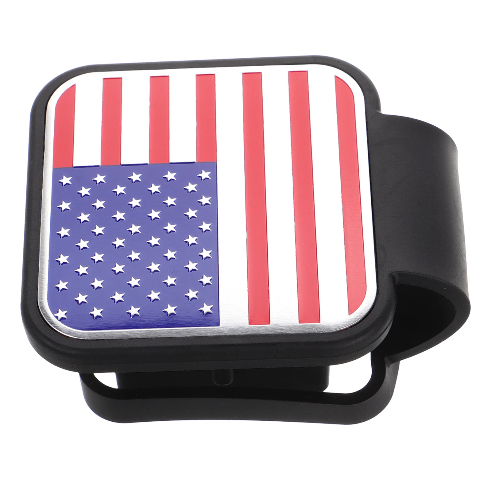 غطاء وصلة مقطورة بعلم أمريكي، غطاء وصلة سحب مطاطي متين، قابس واقٍ لملحقات سحب مقطورات السيارات على الطرق الوعرة #3