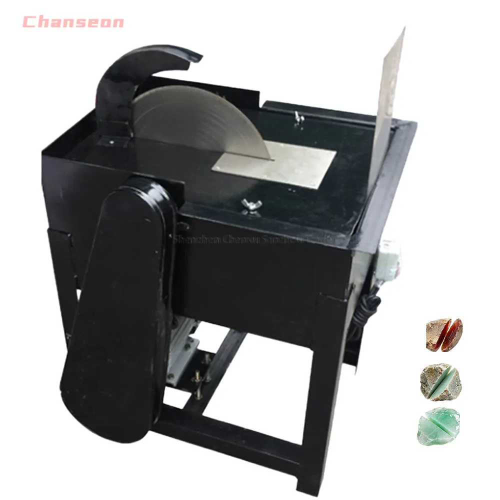 Artificial Jade Gemstone Lapidary Slab Cutting Saw Machine For Jade Agate Amber Efficient Small Stone Water Jet Cutter