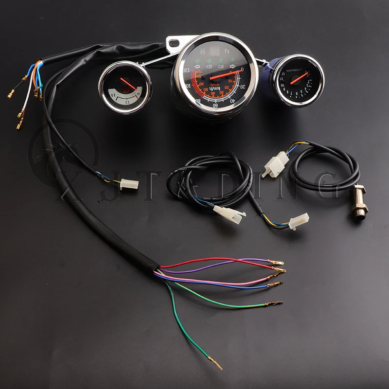 12V Instrument Display Gauge Speedometer headlight turn indicator for DIY 110cc-250cc ATV UTV Buggy Electric Quad Bike parts