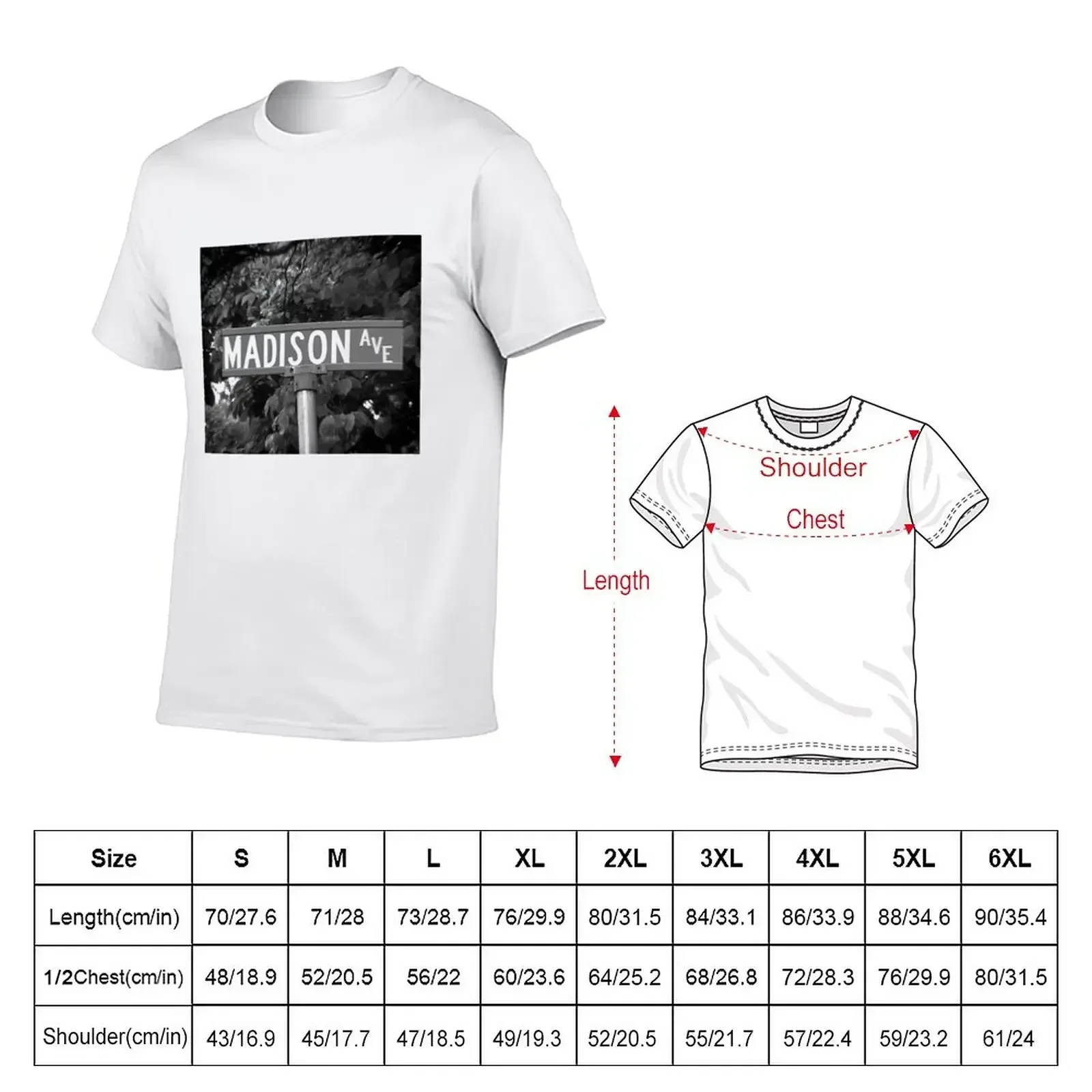 A Street Sign Named Madison T-Shirt anime vintage clothes Blouse t shirt for men