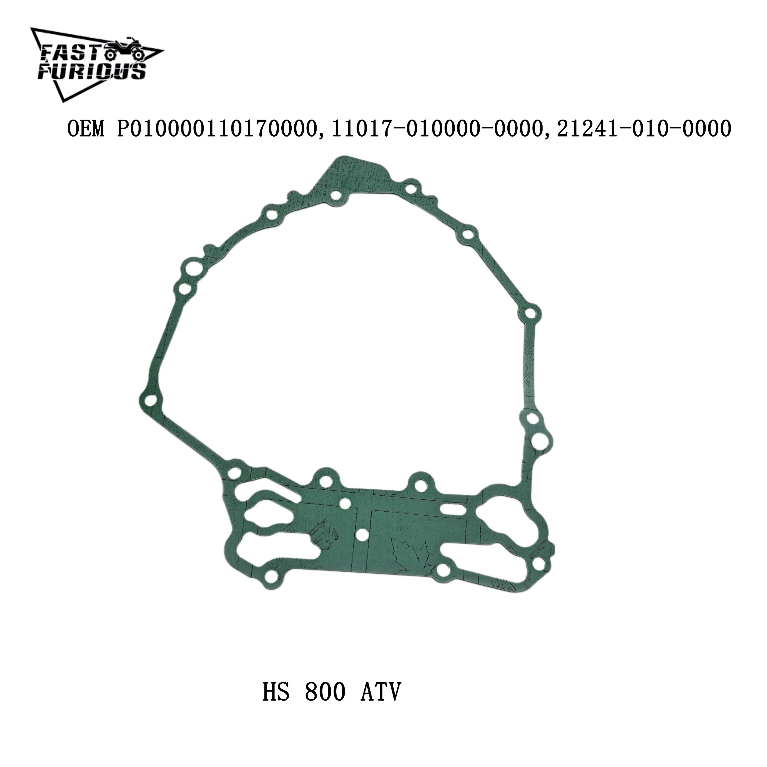 

Gasket Right Crankcase Cover P010000110170000,11017-010000-0000,21241-010-0000 For HISUN 800 ATV