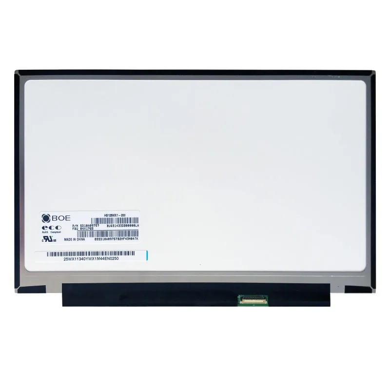 

B125XTN01.0 LP125WH2-TPH1 M125NWN1 R0 For Lenovo X230S X240S Laptop Lcd Screen Display 30-PIN 1366*768 12.5 Inch