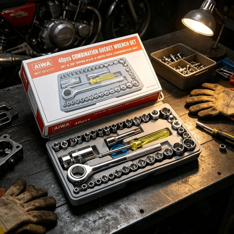 Auto Disassembly Socket Wrench Set Automotive Mechanical Repair Tool Kit Car Maintenance Workshop Accessories view 2