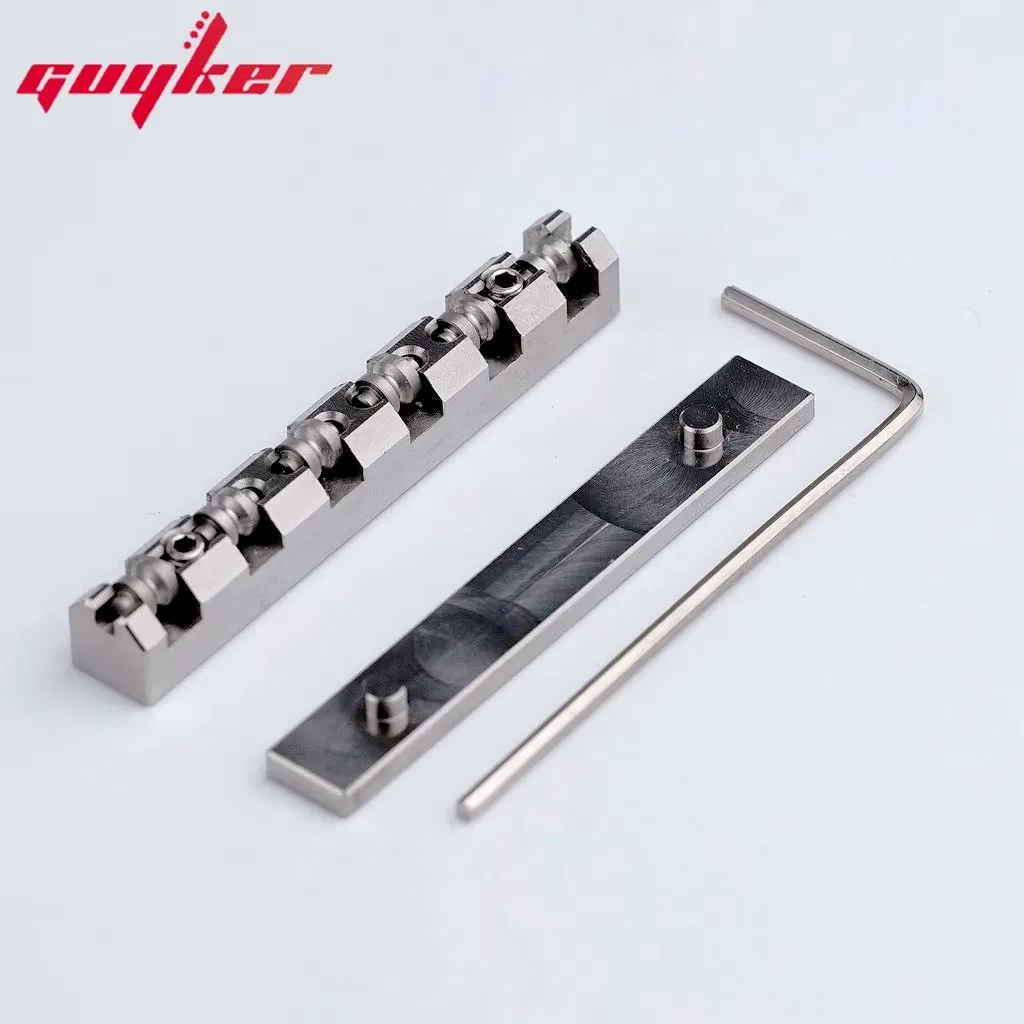 GUYKER Height Adjustable 42/43mm Titanium Alloy Ball Nut Guitar Nut For 6 String LP Guitar