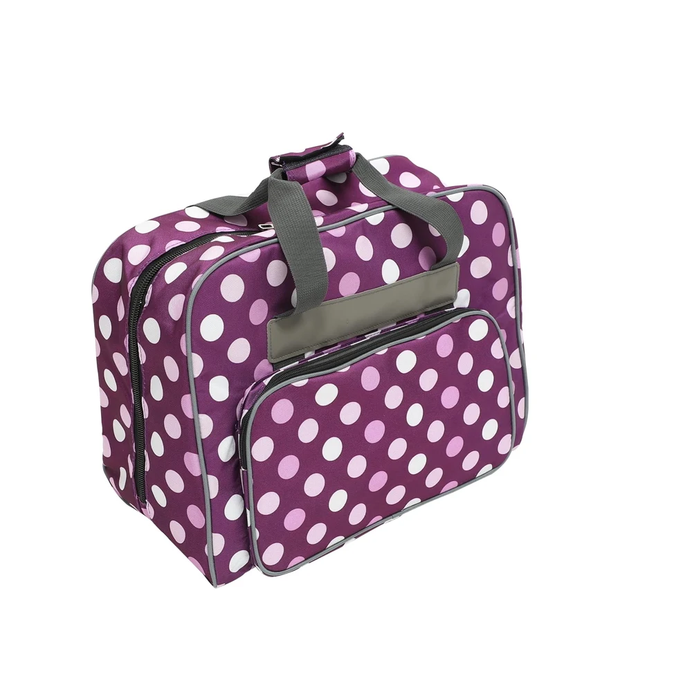 Bolsa tote para máquina de costura, maleta portátil universal com fundo acolchoado antiderrapante compatível com a maioria das máquinas de costura padrão