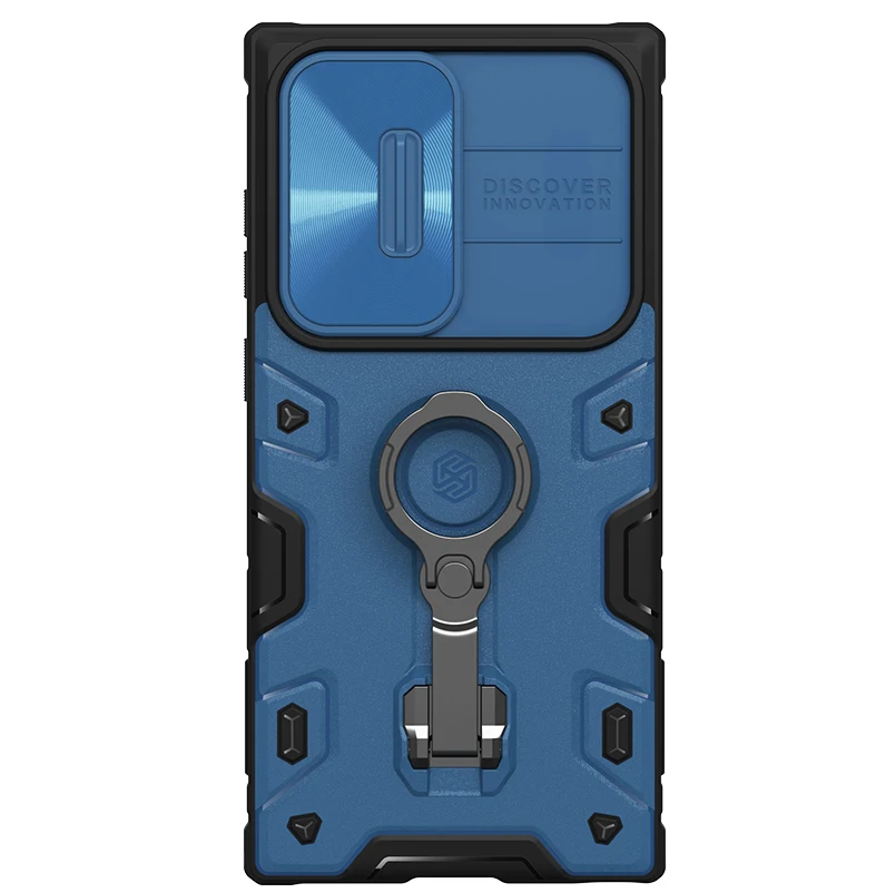 

for Samsung Galaxy S23 Ultra Case 2023 NILLKIN CamShield Armor Pro Case with Camera Cover and Kickstand Shock Resistant
