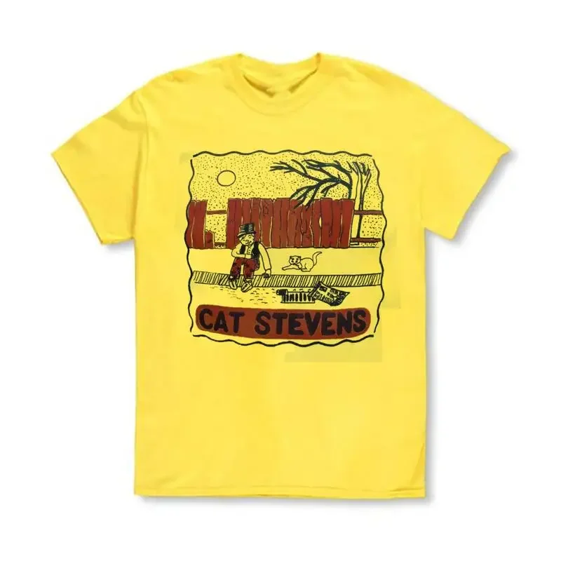 Cat Stevens Single Tour Cotton For Fan S to 5XL T shirt QT58