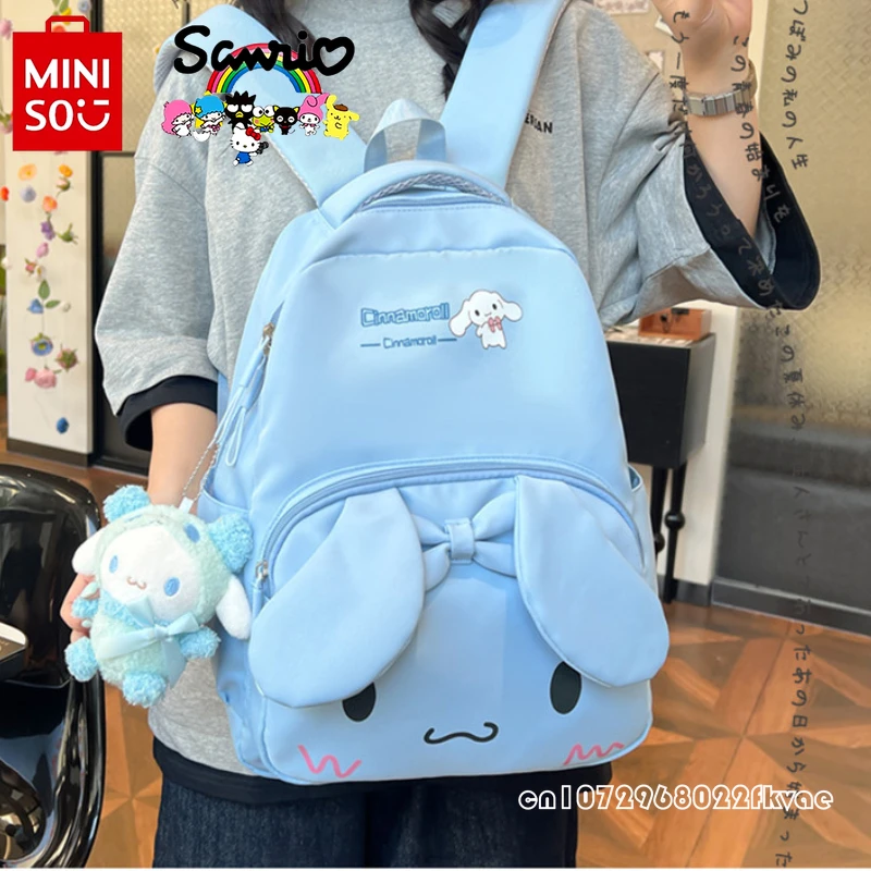 Sanrio New Student School Bag Fashionable High Quality Women's Backpack Cartoon Versatile Large Capacity Casual Women's Backpack