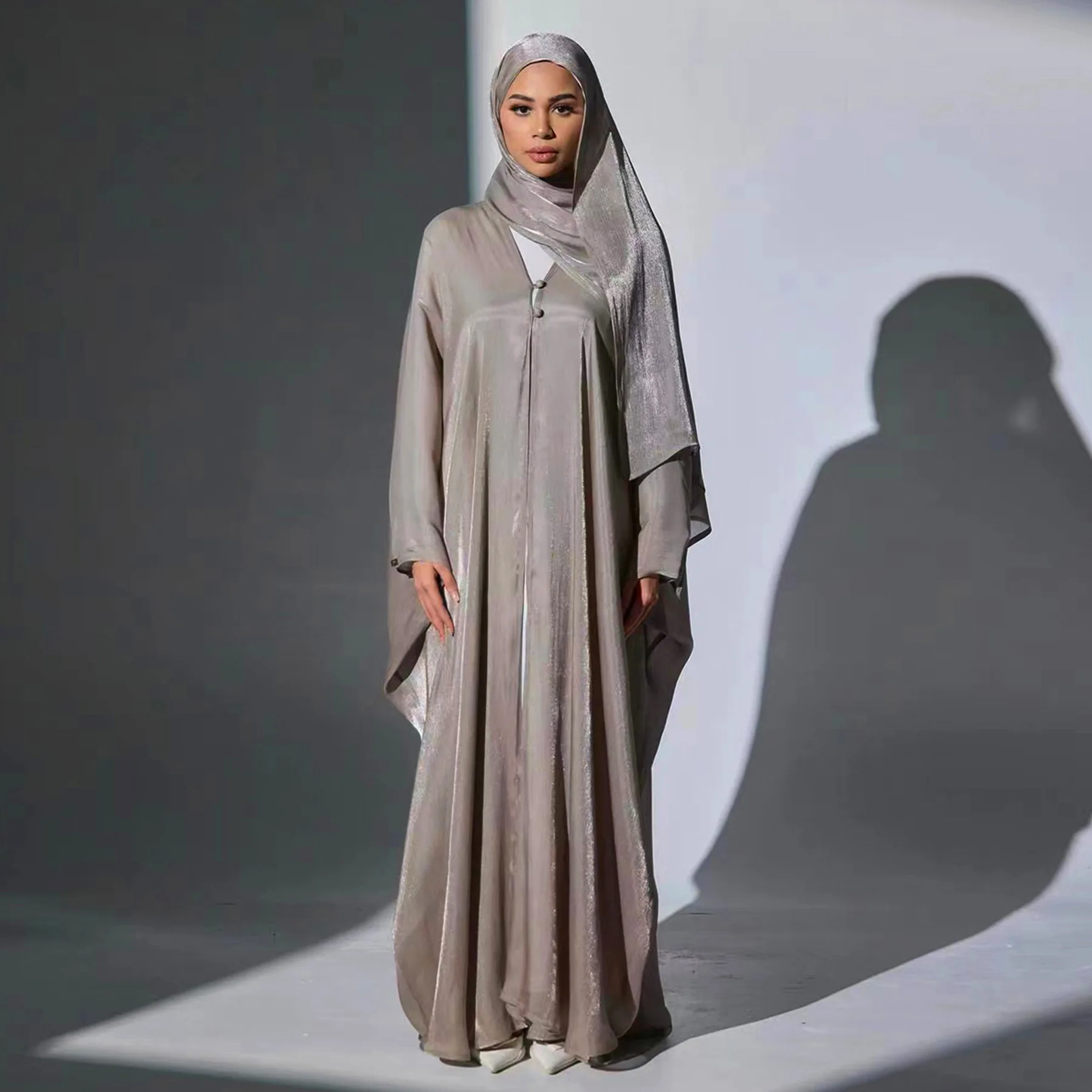 

Muslim Abayas Kaftan Prayer Women Kimono Cardigan Coat Islam Clothing Dubai Robe Turkish Kebaya Jalabiya Caftan Femme Open Abaya