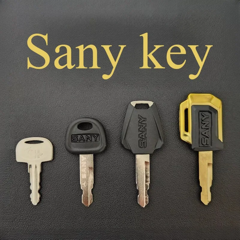 Excavator Key For Sany Start Ignition 55 60 75 135 215 Toolbox Fuel Tank Universal Door Lock