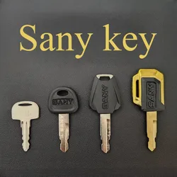 Excavator Key For Sany Start Ignition 55 60 75 135 215 Toolbox Fuel Tank Universal Door Lock