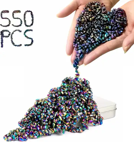 Magnetic Balls 500 1000 pcs Weak Magnet Bead Ferrite Putty Fidget Pebbles Anxiety Anti Stress Relief Toys for Adults ADHD Autism