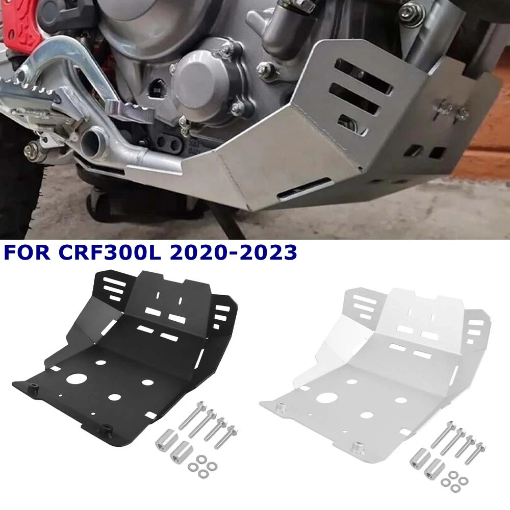 

For HONDA CRF300L CRF 300L 2021-2024 CNC Skid Plate Bash Frame Guard Under Engine Protection Cover Motorcycle Accessories