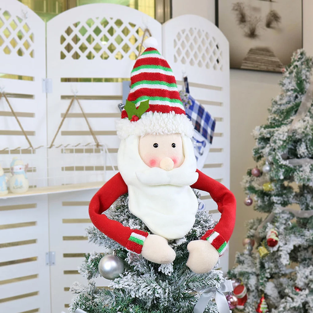 

Christmas Tree Topper Festival Hat Decoration Reusable Ornament Long Arm