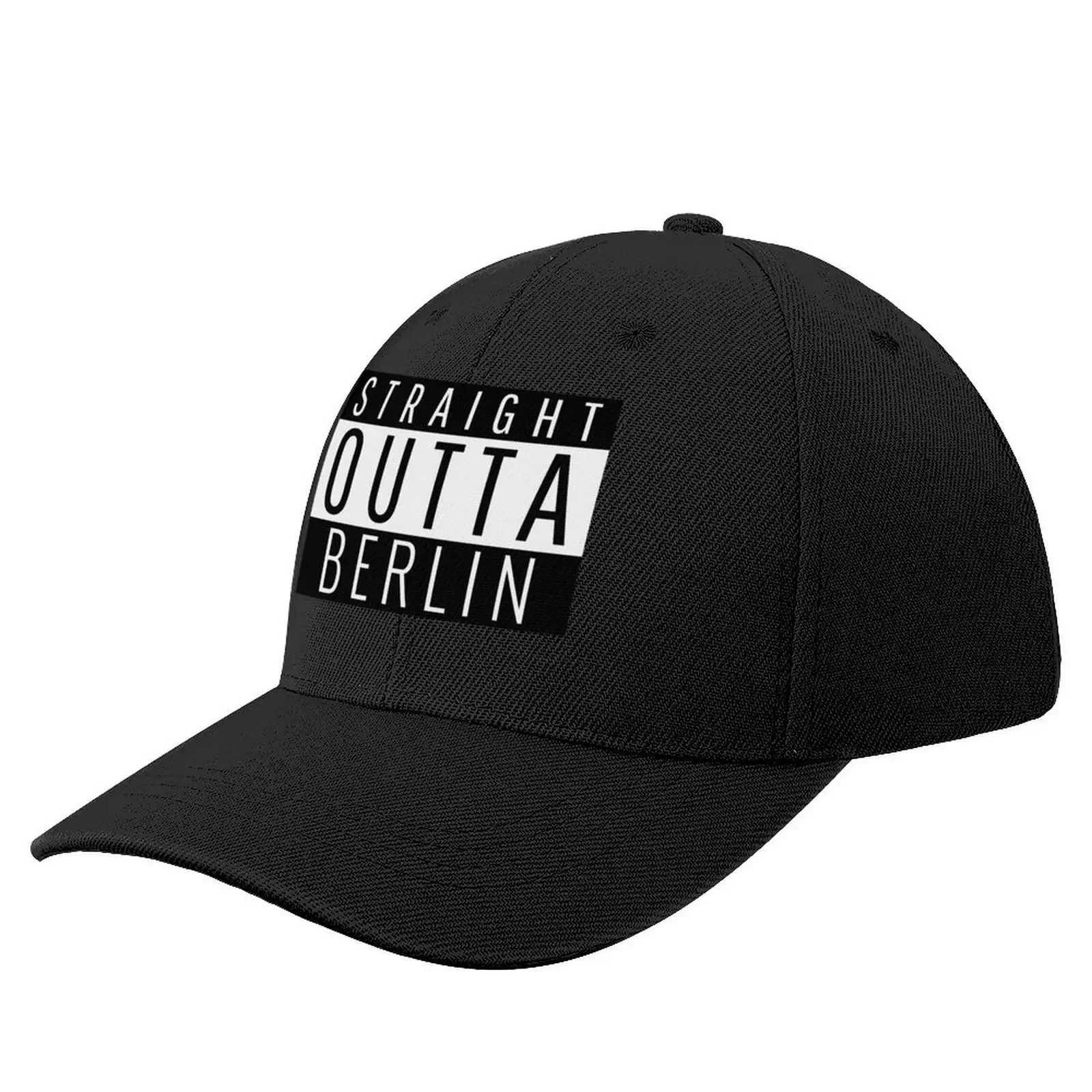 Straight Outta Berlin New Hampshire Berlin Germany Baseball Cap Big Size Hat New In The Hat Vintage cute Boy Child Women's