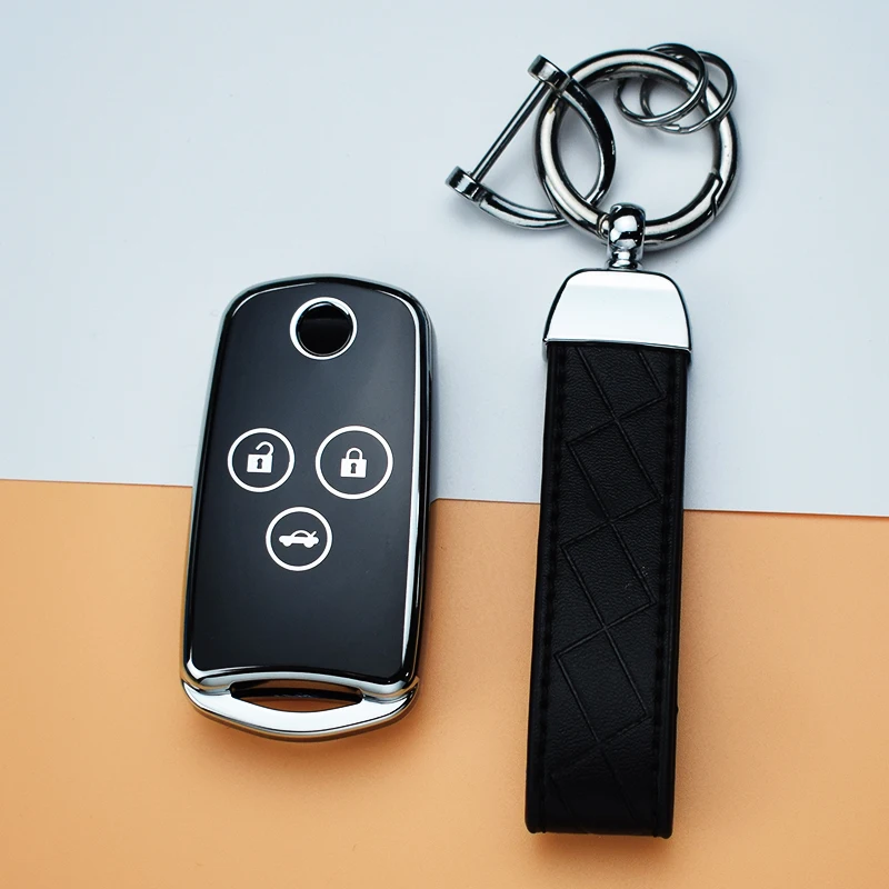 Etui z TPU Fob dla Honda HRV Jazz Accord Pilot Acura Spirior Fit Odyssey CRV CR-V 2012 2013 samochód klucz składany pokrywy skrzynka akcesoria