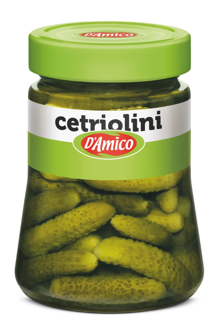 Ogórki konserwowe Cetriolini mini 300g - D'Amico