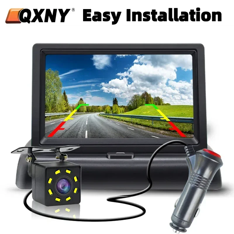 

Easy Installation 4.3"5" Car Rear View Backup Camera LCD for Vehicle Van Night Vision Reverse Video Parking System