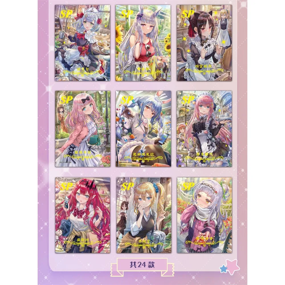 Turin Girls 2 Collection Cards Goddess Story Series For Children Anime Game Characters Exquisite Periphery Cards Birthday Gift