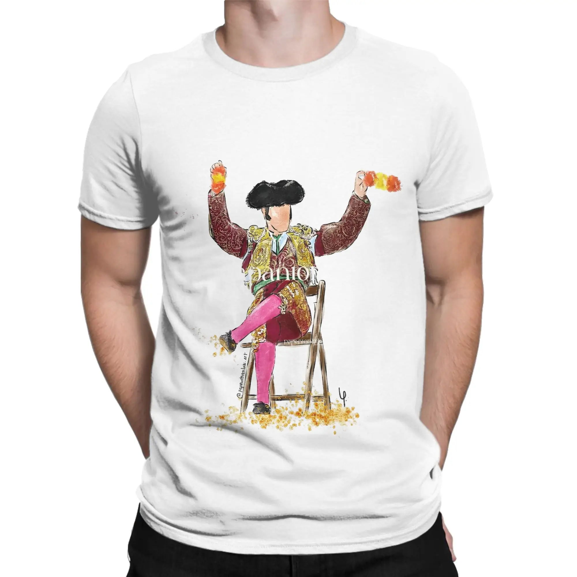Men Morante De La Puebla T-Shirts  Cotton Clothes Summer Y2K Funny Short-Sleeve T-Shirt O Neck Harajuku Pattern Tshirt