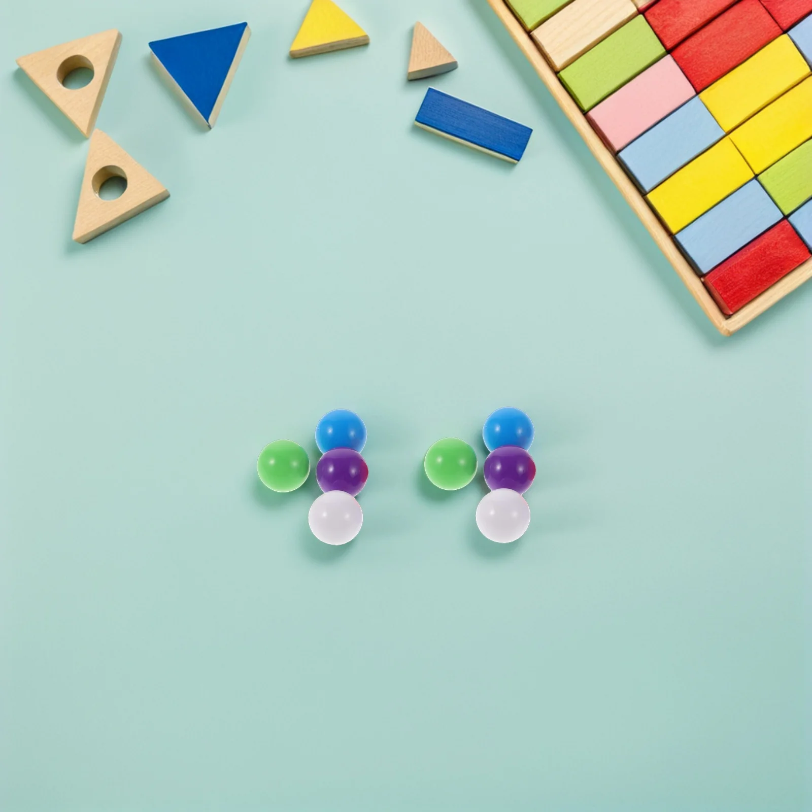 

200Pcs Small Colored Marbles 14Mm Smooth Plastic Game Balls for Board Table Games Replacement Math Activities Color Recognition