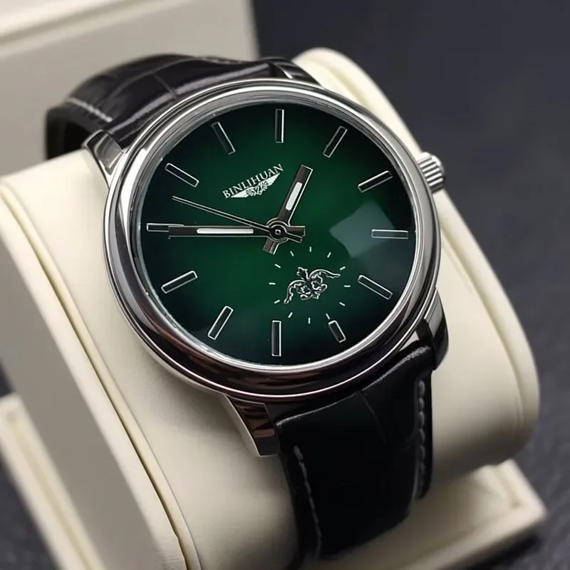 

Top Brand Man Wristwatch Luxury Business Waterproof Men Watch For Men Quartz Clock Leather Men's Watches reloj+Box Men's Gift